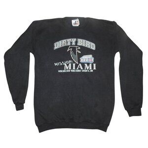 Vintage 1999 Atlanta Falcons Dirty Bird Mission Miami Super Bowl XXXIII Youth